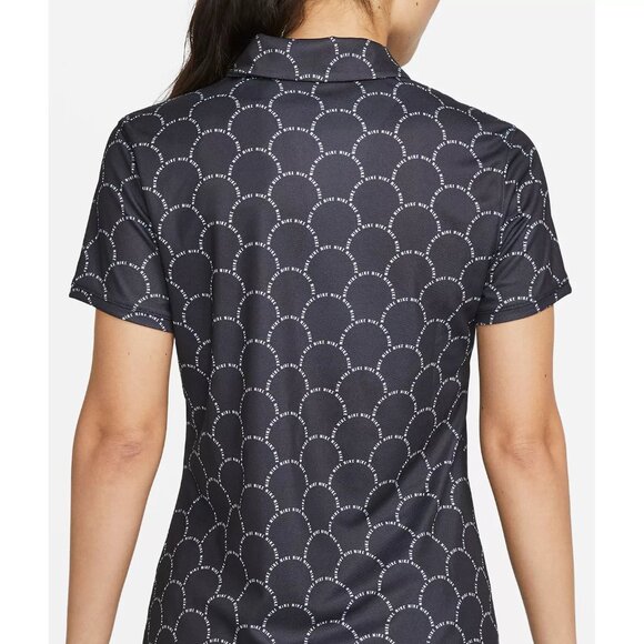 NWT New Nike Women's Small S Dri-FIT Victory Short Sleeve Printed Golf Polo Top - Picture 2 of 6